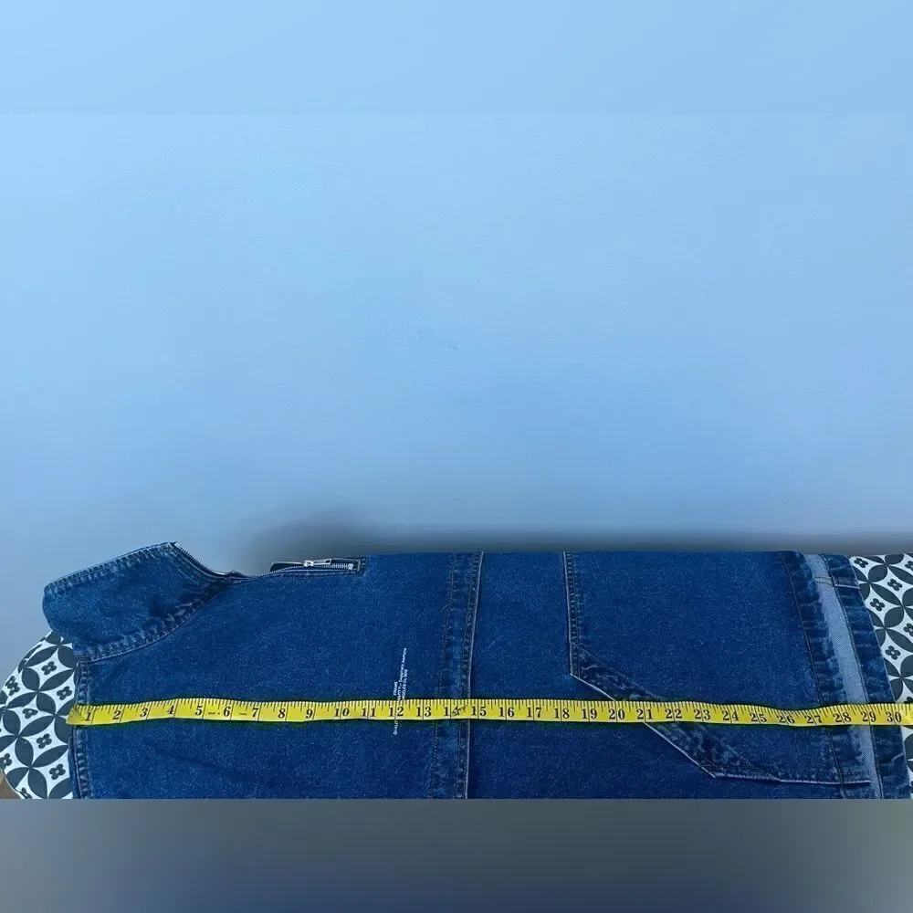 Frame NWT denim windbreaker anorak jacket